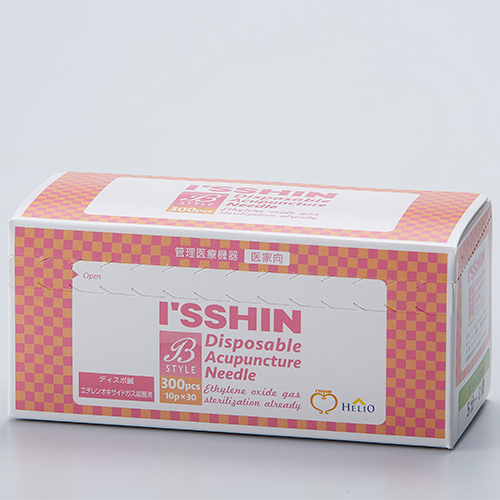 ディスポ鍼 I'SSHIN（いっしん） Bstyle 10P 10本2管×30 300本入