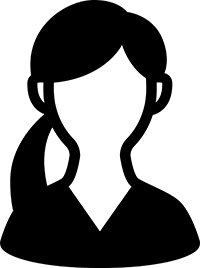 人のシルエット