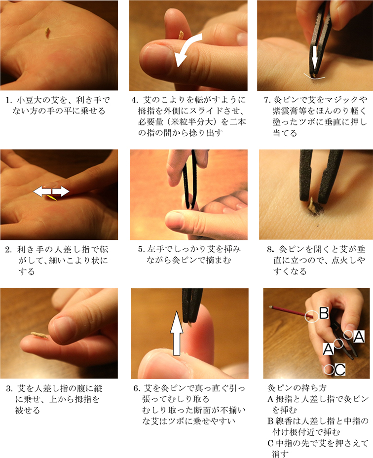 お灸ピンマニュアル